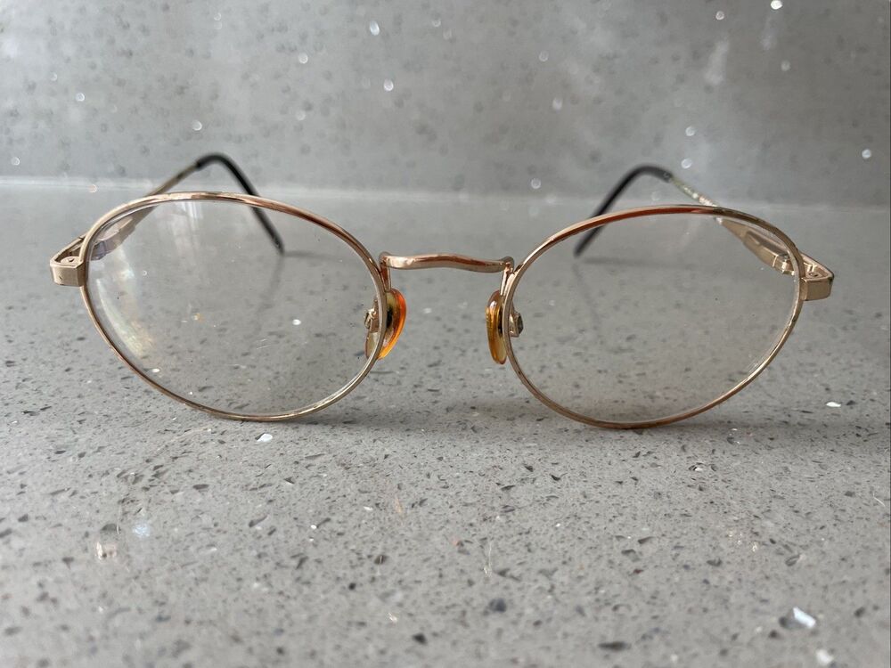 Kenmark Gallery Oval Flex Eyeglasses FRAMES ONLY 51-20-140 gold full rim READ